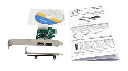 EXSYS GmbH PCIe USB 3.2 Gen 1-kort med 2 porte (NEC-chipsæt) (EX-11042)
