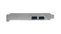 Miniatyrbillede 2 af 6: EXSYS GmbH PCIe USB 3.2 Gen 1-kort med 2 porte (NEC-chipsæt) (EX-11042)
