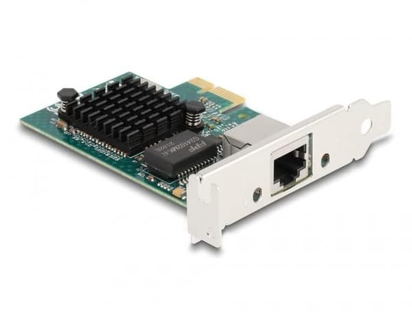 DeLOCK PCI Express x1-kort till 1 x RJ45 Gigabit LAN BCM - PCIe - RJ-45 - PCIe 1.1 - Grå - Aktivitet - Länk - 8 Gbit/s (88204)