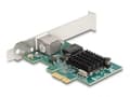 Miniatyrbild 1 av 3: DeLOCK PCI Express x1-kort till 1 x RJ45 Gigabit LAN BCM - PCIe - RJ-45 - PCIe 1.1 - Grå - Aktivitet - Länk - 8 Gbit/s (88204)