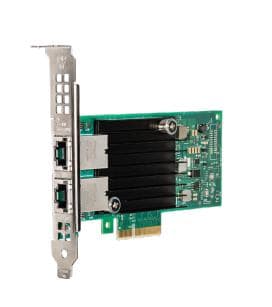 Intel Ethernet Converged Network Adapter X550-T2 - Netværksadapter - PCIe 3.0 x4 Low Profile - 10 Gb Ethernet x 2 Sort, Grøn