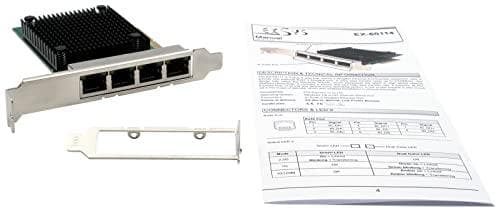 EXSYS GmbH 4-portars PCIe nätverkskort 2,5 Gigabit (EX-60114)