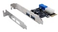Pikkukuva 1 / 6: EXSYS GmbH PCIe USB 3.2 Gen 1 -kortti 2+2 portilla (VIA-sirusarja) (EX-11049)