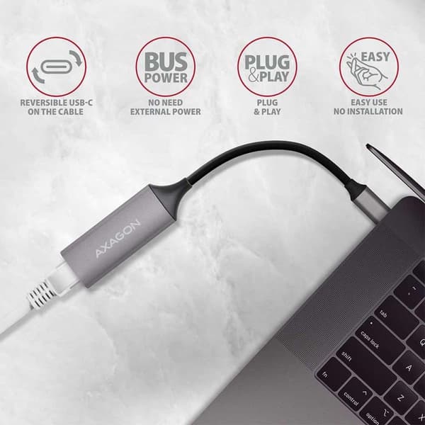 Axagon ADE-TRC verkkokortti Ethernet 5000 Mbit/s (ADE-TRC)