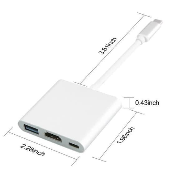 USB 3.0 Typ C USB-C till HDMI-adapter