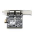 Miniatyrbild 5 av 6: StarTech.com 2-portars 2,5 Gbps NBASE-T PCIe nätverkskort, Intel I225-V, tvåports datornätverkskort, multi-gigabit NIC, PCI Express Server LAN-kort, D