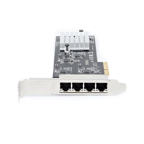 StarTech.com 4-porttinen 2,5 Gbps NBASE-T PCIe -verkkokortti, Intel I225-V -siru, neliporttinen tietokoneen verkkokortti, monigigabittinen verkkokortt