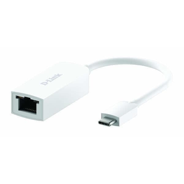 Nätverkskort - D-Link - DUB-E250 - 2500 Mbps - USB C 3.2 - RJ45
