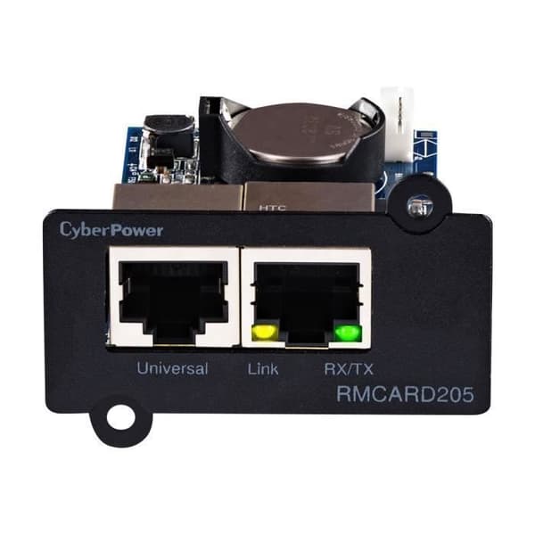 Fjärrövervakningskort - CyberPower - RMCARD205 - 100 Mb LAN - Auto-förhandling - IPv6