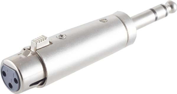 shiverpeaks ®-BASIC-S--XLR kobling til jackstik 6,3 mm, stereo (BS55035)