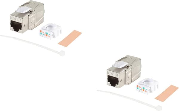 shiverpeaks ®-BASIC-S--Netværk-RJ45 kat. 8.1 Feltsamling Keystone metal--VE2 (BS08-45003-2)