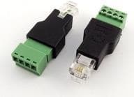 Kabel TK RJ11 kontakt 6P4C plint/skruvkontakt - kabel - telefon (STT-RJ11)