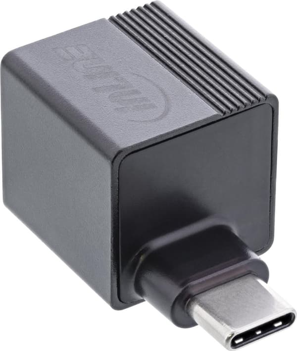 InLine USB 3.2 till 1 Gb/s nätverksadapter Typ-C RJ45 - Nätverkskort - Ethernet - 3.0 - USB Typ C (33380N) Grå