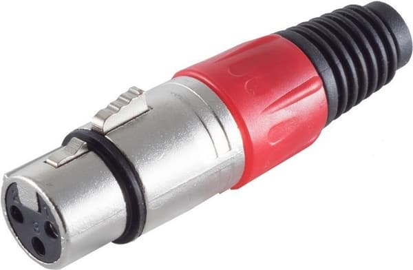 shiverpeaks ®-BASIC-S--XLR kobling, rød (BS55022-R)
