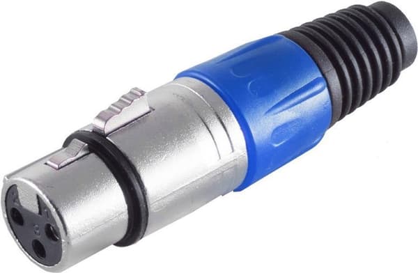 shiverpeaks ®-BASIC-S--XLR kobling, blå (BS55022-B)