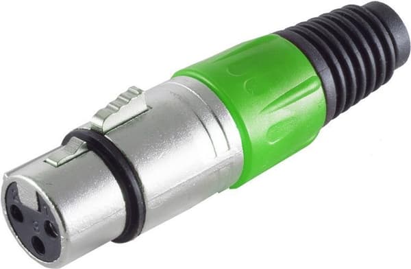 shiverpeaks ®-BASIC-S--XLR kobling, grøn (BS55022-G)