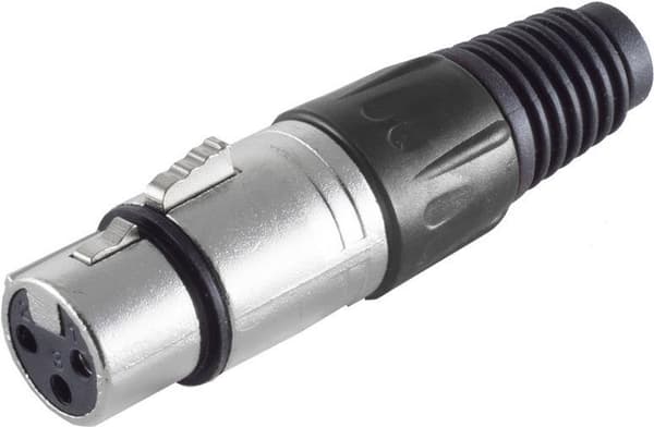 shiverpeaks ®-BASIC-S--XLR kobling, sort (BS55022-S)