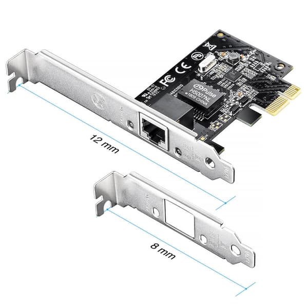 CUDY Adapter PCI-E PE10 Gigabit 1P Low Profile