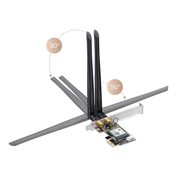 CUDY Adapter PCI-E WE3000 AX5400 Wi-Fi 6