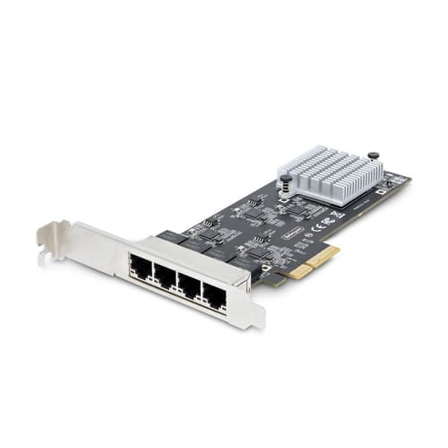 4-PORT 2.5G PCIE NETWORK CARD - Sort