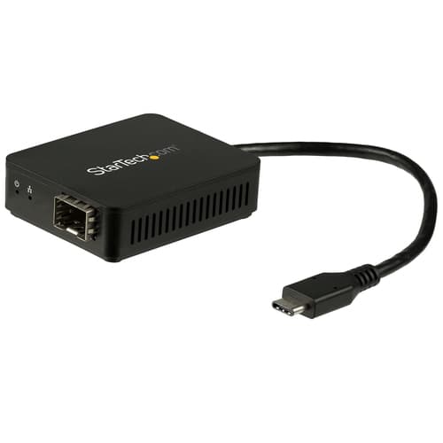 USB C TO FIBER OPTIC CONVERTER Sort
