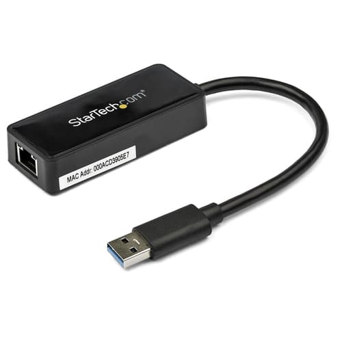USB 3.0 10/100/1000 GIGABIT LAN Sort