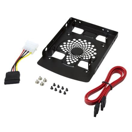 ADAPTOR LOGILINK fixare HDD/ SSD 2,5" in bay de 3,5", 2 x 2.5", "AD0011"