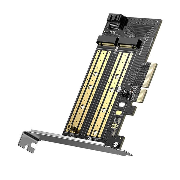 ADAPTOR Ugreen, "CM302" 2 X M.2 (M)(NVMe) la PCle 3.0, adaptor pt. SSD M.2 cu form factor 2280, 2260, 2242 si 2230 "70504" - 6957303875047