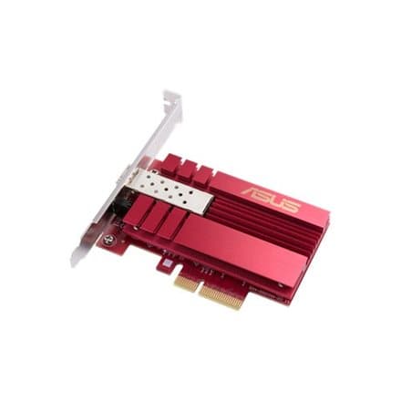 LAN ASUS XG-C100F 10G PCIe Network Adapter SFP+ port for Optical Fiber Transmission and DAC cable
