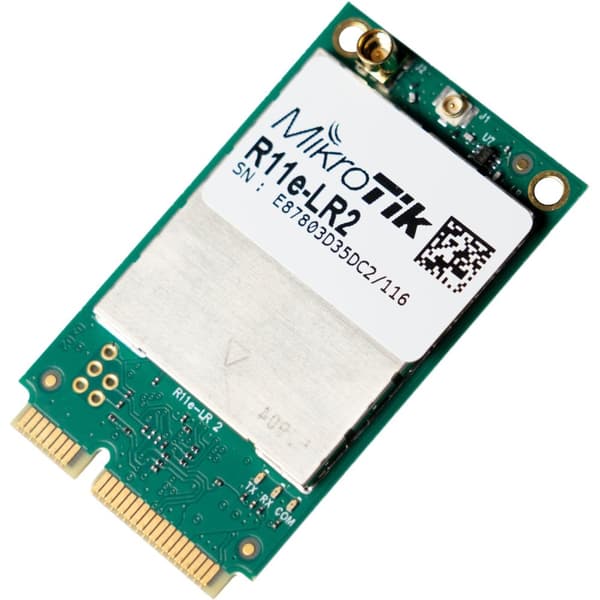 MikroTik R11e-LR2 | miniPCI-e Card | 2.4GHz Grønn