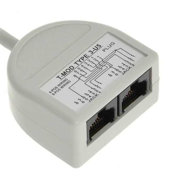 SOLARIX T-MOD 3-U5 Rozdvojka počítač 100BaseT /počítač 100BaseT 2 x RJ45