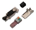 Miniatyrbillede 1 af 3: SOLARIX SXRJ45-6A-STP-BK-SA industrial plug 8p8c CAT6A STP folded shielded