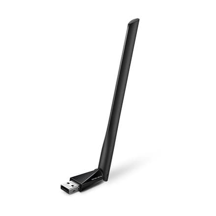 Mercusys AC650 High Gain Wireless Dual Band USB Adapter Svart