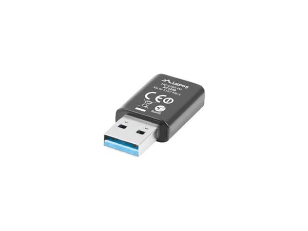 Lanberg NC-1200-WI netværkskort WLAN 5000 Mbit/s Sort