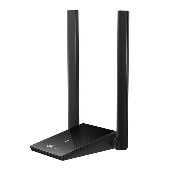 TP-Link AX1800 Dubbla Antenner High Gain trådlös USB-adapter Svart