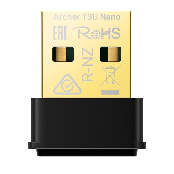 TP-Link AC1300 Nano trådlös MU-MIMO USB-adapter Svart