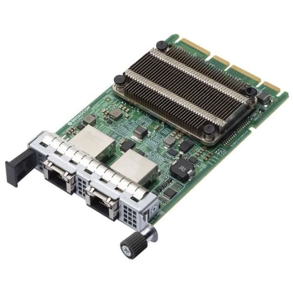 BROADCOM NETXTREME N210GBT 2 X 10GBASE-T OCP 3.0 INTERN ETHERNET 1000 Grön