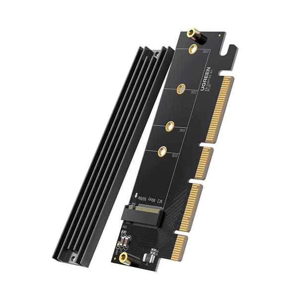 ADAPTOR Ugreen, "CM465" M.2 (M)(NVMe) la PCle 4.0, adaptor pt. SSD M.2 cu form factor 2280/2260/2242/2230, radiator (Heat Sink) "30715" - 695730383715