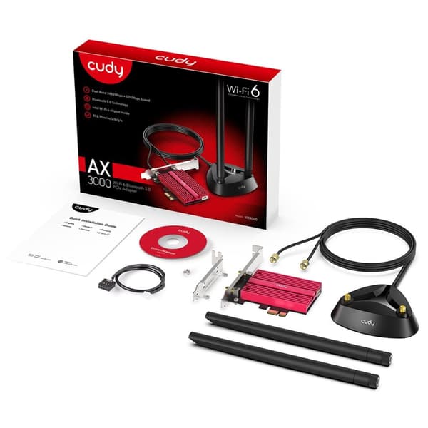 Cudy WE4000 netværkskort Internt WLAN / Bluetooth 2400 Mbit/s