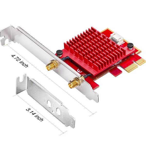 Cudy WE3000S netværkskort Internt WLAN / Bluetooth 2400 Mbit/s