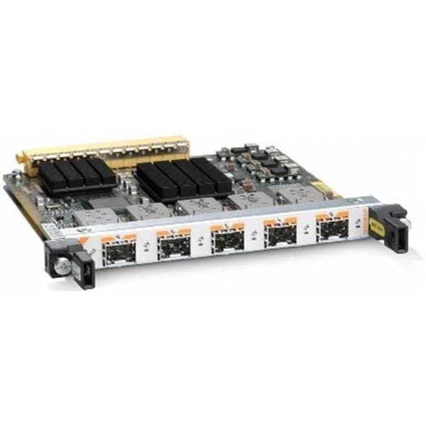 Cisco SPA-5X1GE-V2=, intern, trådbunden, fiber, rostfritt stål- USED