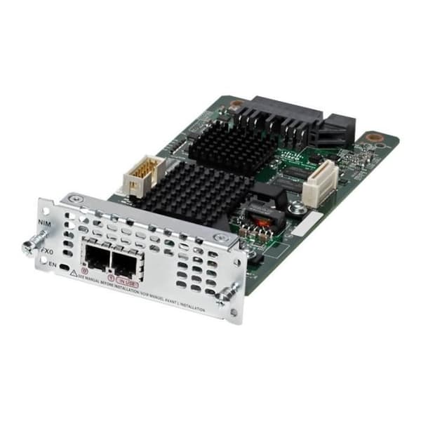 Cisco 4:e generationens nätverksgränssnittsmodul - Röst-/faxmodul - Analoga portar: 2 - För ISR 4331, 4351