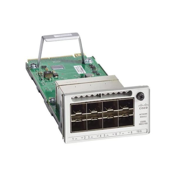 CATALYST 9300 8 X 10GE NÄTVERKSMODUL RESERV 0,000000 Svart- USED