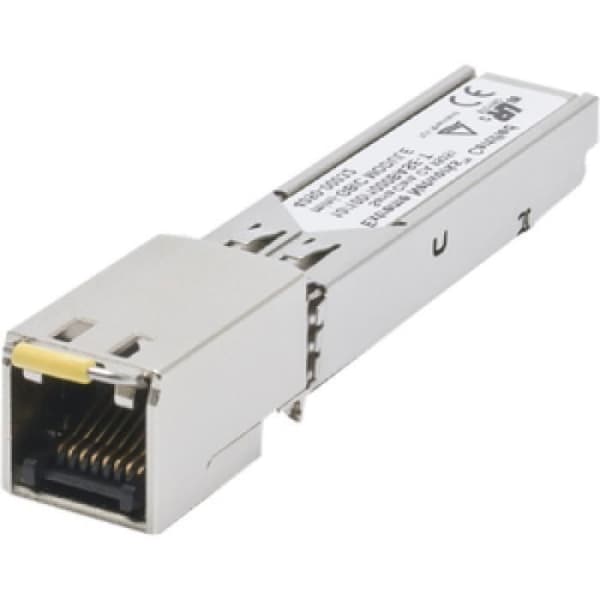 10/100/1000BASE-T SFP MODUL CAT5 KABEL 100M LINK RJ45 0,000000 Svart
