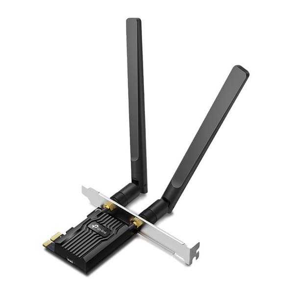 Nätverkskort - TP-Link - Archer TX20E - Wi-Fi 6 - Bluetooth 5.2 - 2 dubbelband antenner Svart