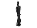 Miniatyrbilde 3 av 4: Corsair 8-pinners PCI Express-strømforsyning (hunn) - 8-pinners PCI Express-strømforsyning med avtakbar 2-pinners seksjon (hunn) Svart 65 cm strømkabe
