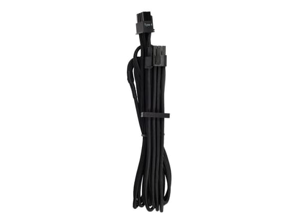 Corsair 8-pinners PCI Express-strømforsyning (hunn) - 8-pinners PCI Express-strømforsyning med avtakbar 2-pinners seksjon (hunn) Svart 65 cm strømkabe