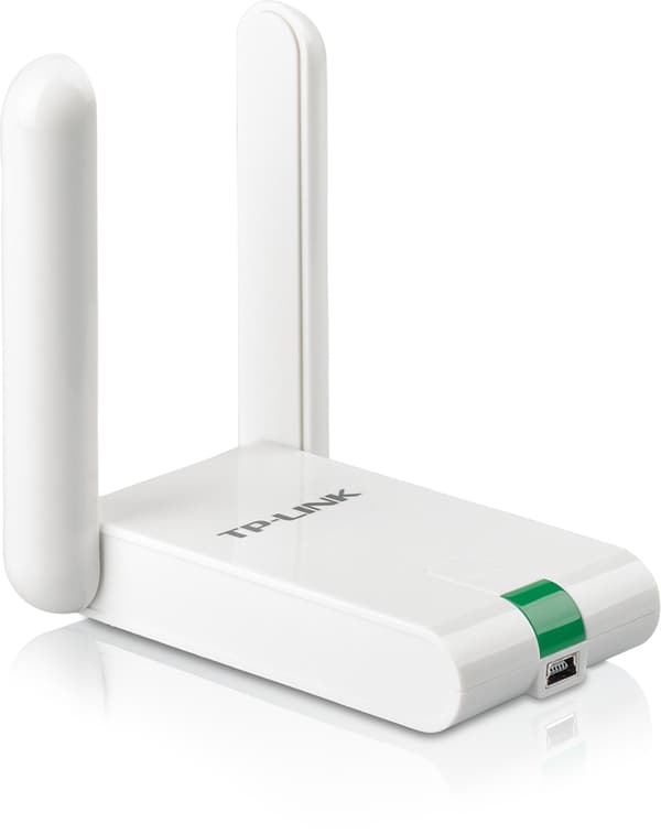 TP-LINK TL-WN822N WiFi-kort, USB, Atheros, 300Mb/s, 2x antenn Vit