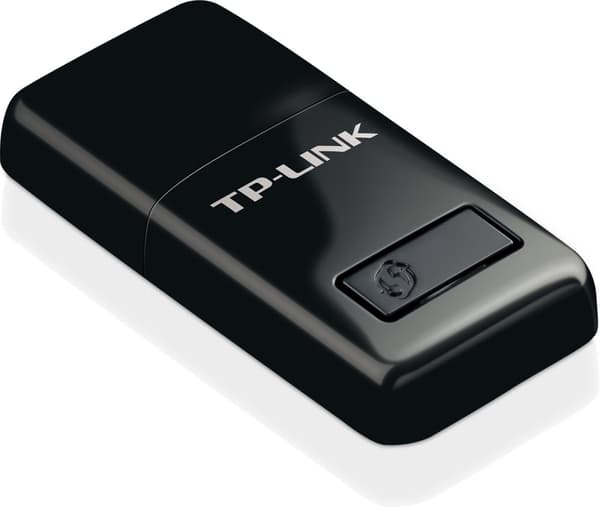 TP-LINK TL-WN823N Mini WiFi-kort, USB, 300Mb/s, N-standard Sort
