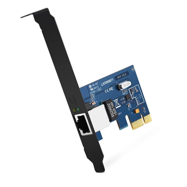 Ugreen PCI-E-nettverkskort Gigabit 10/100/1000 Mbps